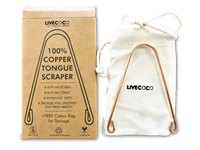Pure Copper Tongue Scraper (anti-microbial)