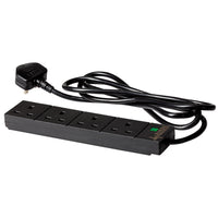 Maplin 2m 4 Socket Extension Lead with Surge Protection