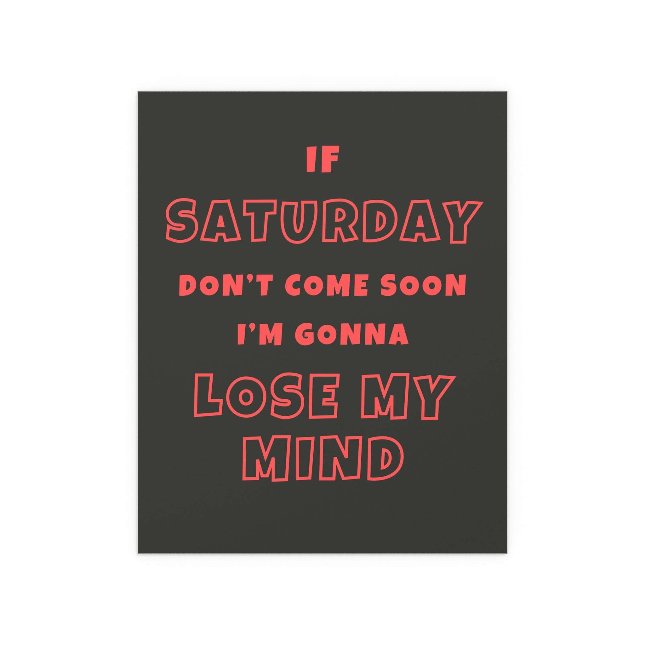 Sam Fender - Saturday (Black + Orange)