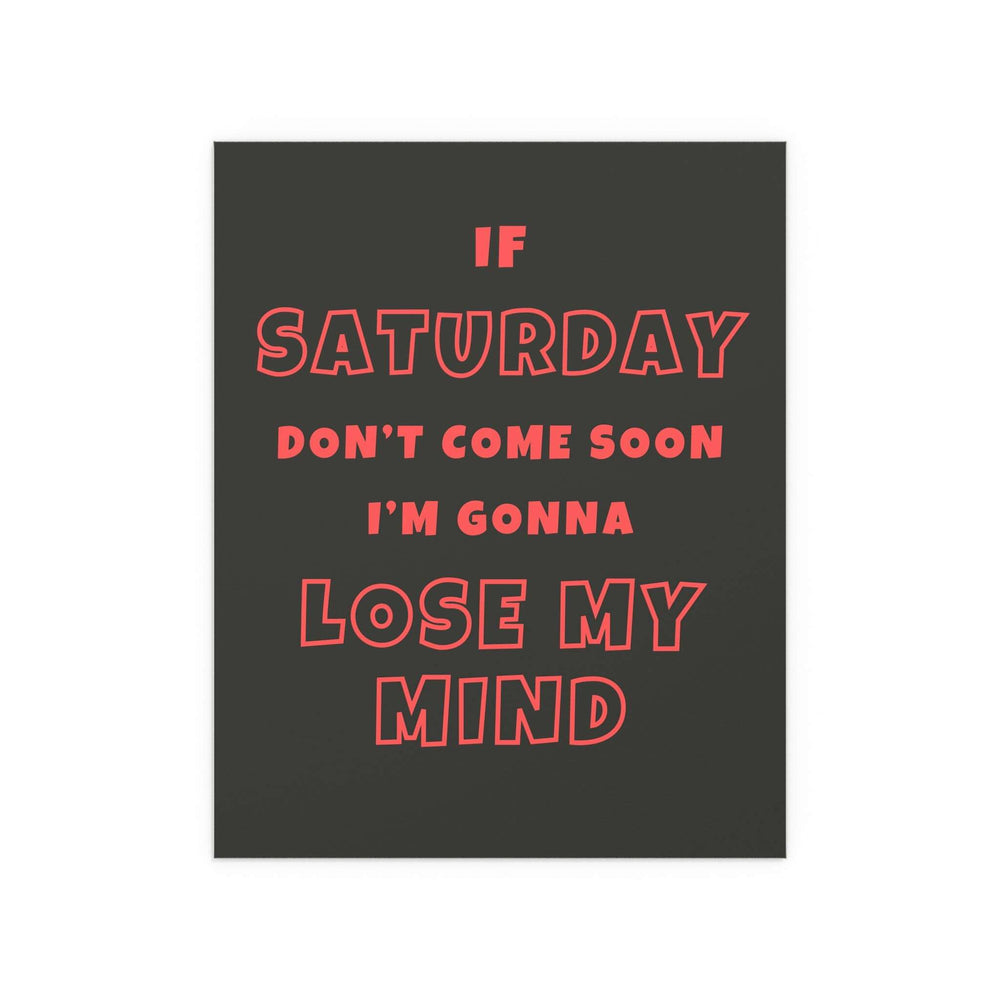 Sam Fender - Saturday (Black + Orange)