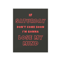 Sam Fender - Saturday (Black + Orange)