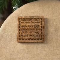 Set of 4 Christmas Time Coasters