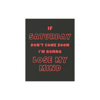 Sam Fender - Saturday (Black + Orange)