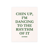 Sam Fender - Chin Up (Green + Off-white)