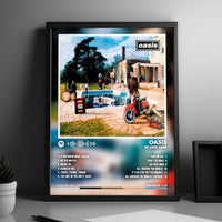 Oasis "Be Here Now" Album Cover Poster - with Complete Tracklist