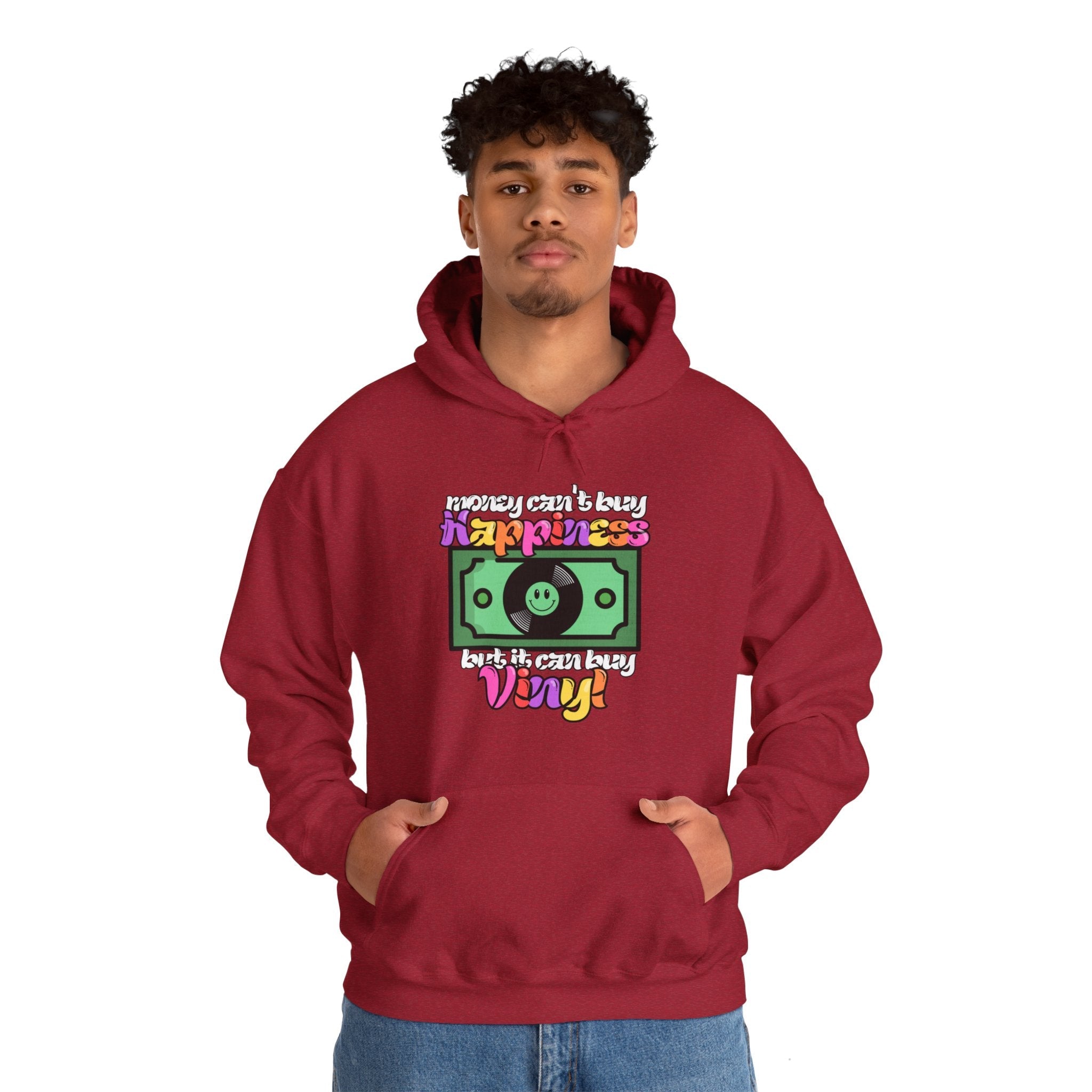 'Money Can't Buy Happiness, But It Can Buy Vinyl' Men's Hoodie