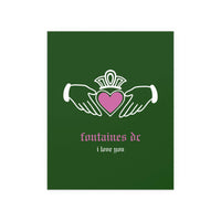 Fontaines DC - I Love You - Irish Claddagh (Green)
