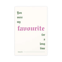 Fontaines DC - Favourite (Off-white + Pink + Green)
