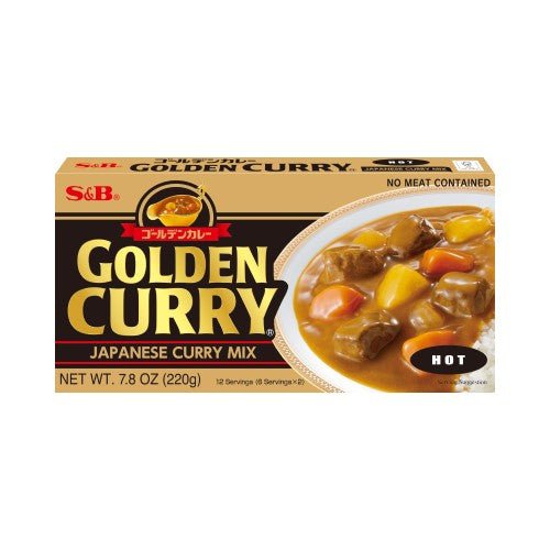 S&B Golden Curry Sauce Hot Mix 220g