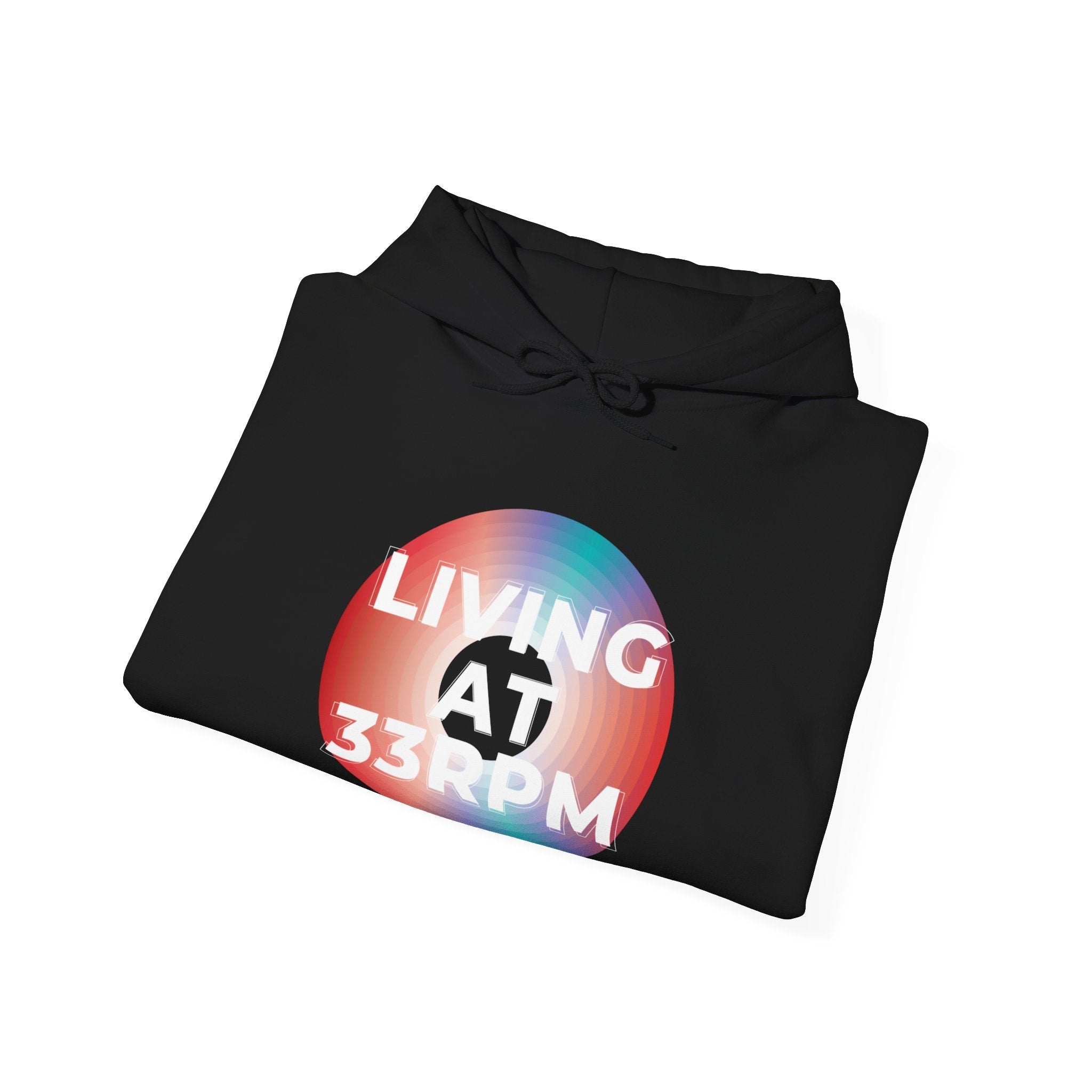 'Living at 33rpm' Men's Hoodie