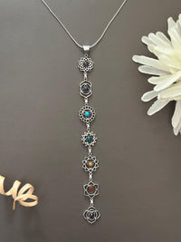 7 Chakra Energy Healing Pendant Necklaces – Gold & Silver Finish