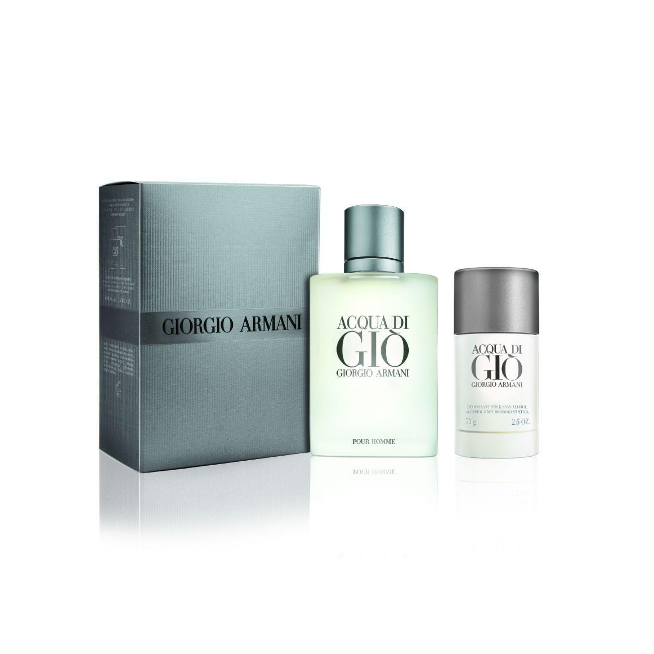 Armani Acqua Di Gio Men Gift Set 100ml EDT + 75g Deo Stick
