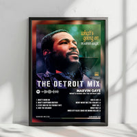 Marvin Gaye "What's Going On  " Album Cover Poster - with Complete Tracklist