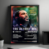 Marvin Gaye "What's Going On  " Album Cover Poster - with Complete Tracklist