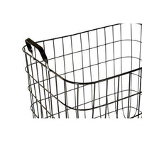 Set of 2 Rowan Black Wire Storage Baskets