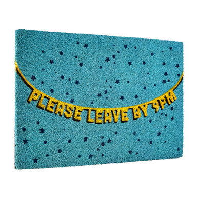 Filta Please Leave by 9pm Doormat