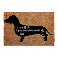 Filta What a Long Day Sausage Dog Doormat