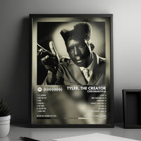 Tyler, The Creator "Chromakopia" Album Cover Poster - with Complete Tracklist