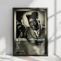 Tyler, The Creator "Chromakopia" Album Cover Poster - with Complete Tracklist