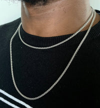 Steel Wheat Chain - Silver/Gold