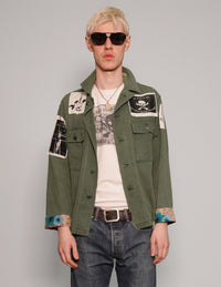 'Saint' Patched Field Shirt