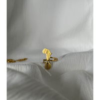 Africa Cowrie Shell Ring - Silver/Gold