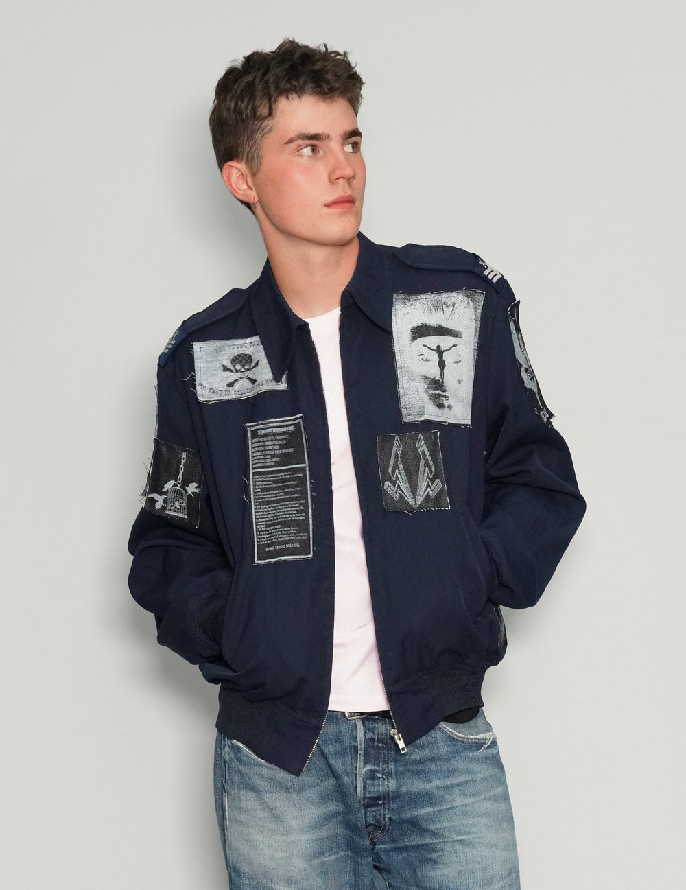 Patched RAF Jacket