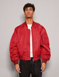 MA-1 Light Weight Bomber Jacket in Red