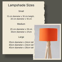 Plain Burnt Orange Lampshade, Ceiling or Table Lamp Shade