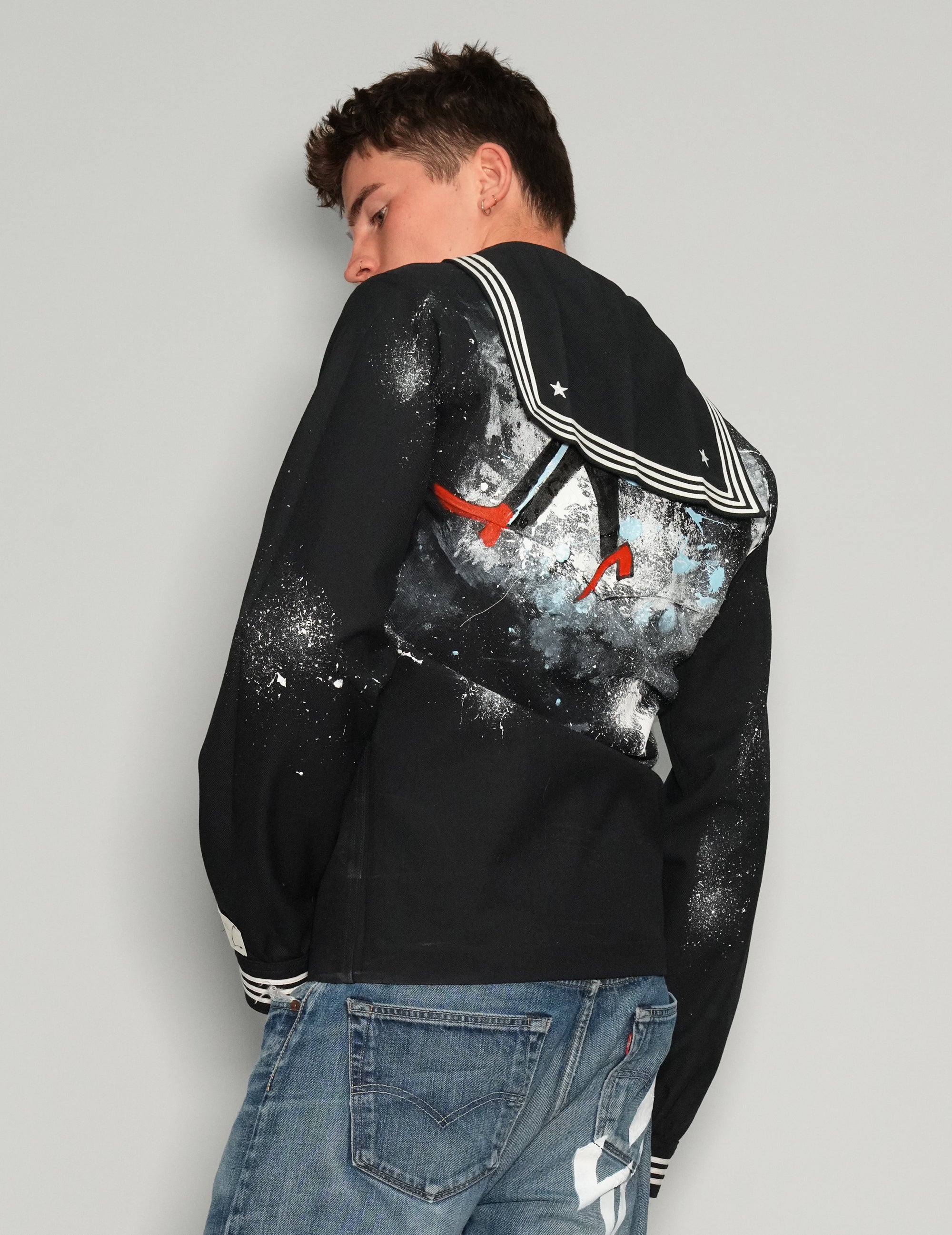 "Cats Who Sail" USN Sailor Smock