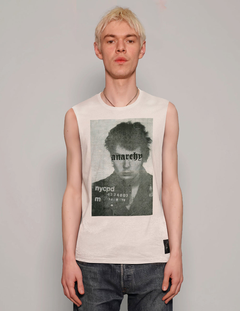 'Anarchy' Vest in Ecru