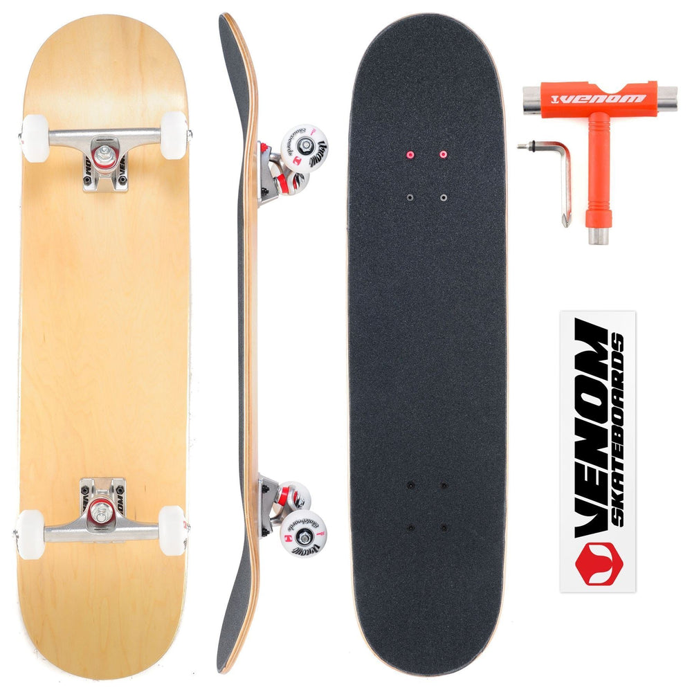 Venom Core Complete Built Skateboard - Natural/Raw - 8.25