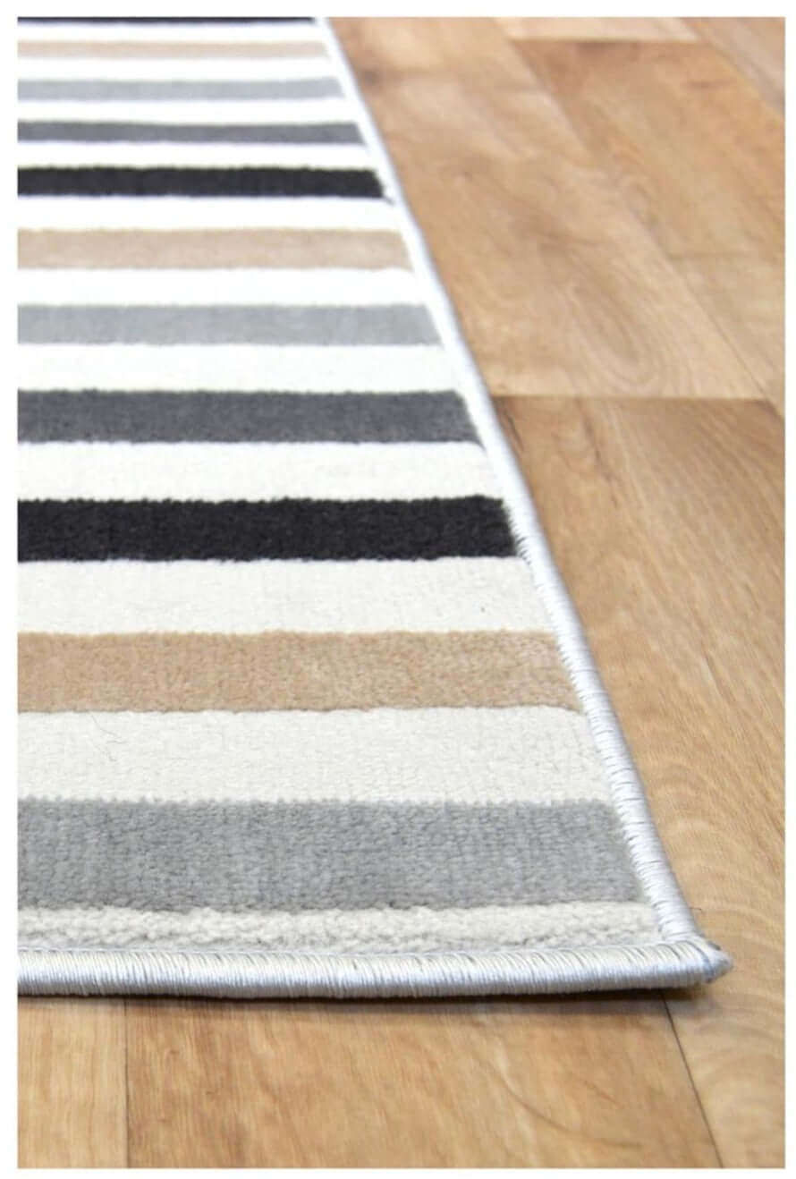 Abstract Multicolour Stripe Rug - Modern Luxury for Your Home
