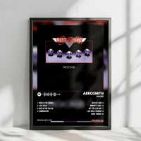 Aerosmith "Rocks" Album Cover Poster - with Complete Tracklist