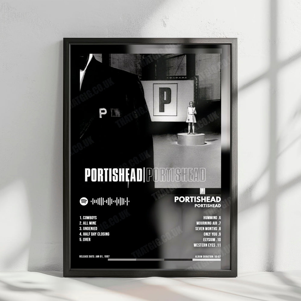 Portishead "Portishead" Album Cover Poster - with Complete Tracklist