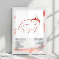Men I Trust "Oncle Jazz" Album Cover Poster - with Complete Tracklist