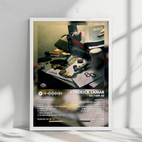 Kendrick Lamar "Section.80" Album Cover Poster - with Complete Tracklist