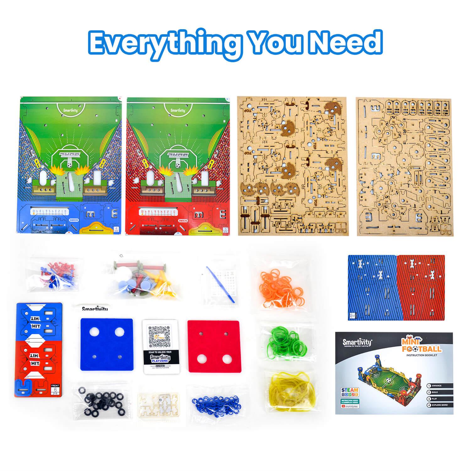 Smartivity Mini Football | Build-It-Yourself Multiplayer STEAM Board Game