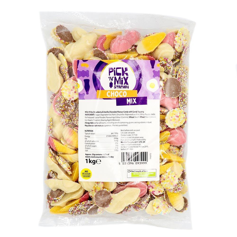 1kg Chocolate Sweets Mix Bag
