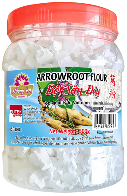 HUONG SEN Arrowroot Flour Bot San Day 500g