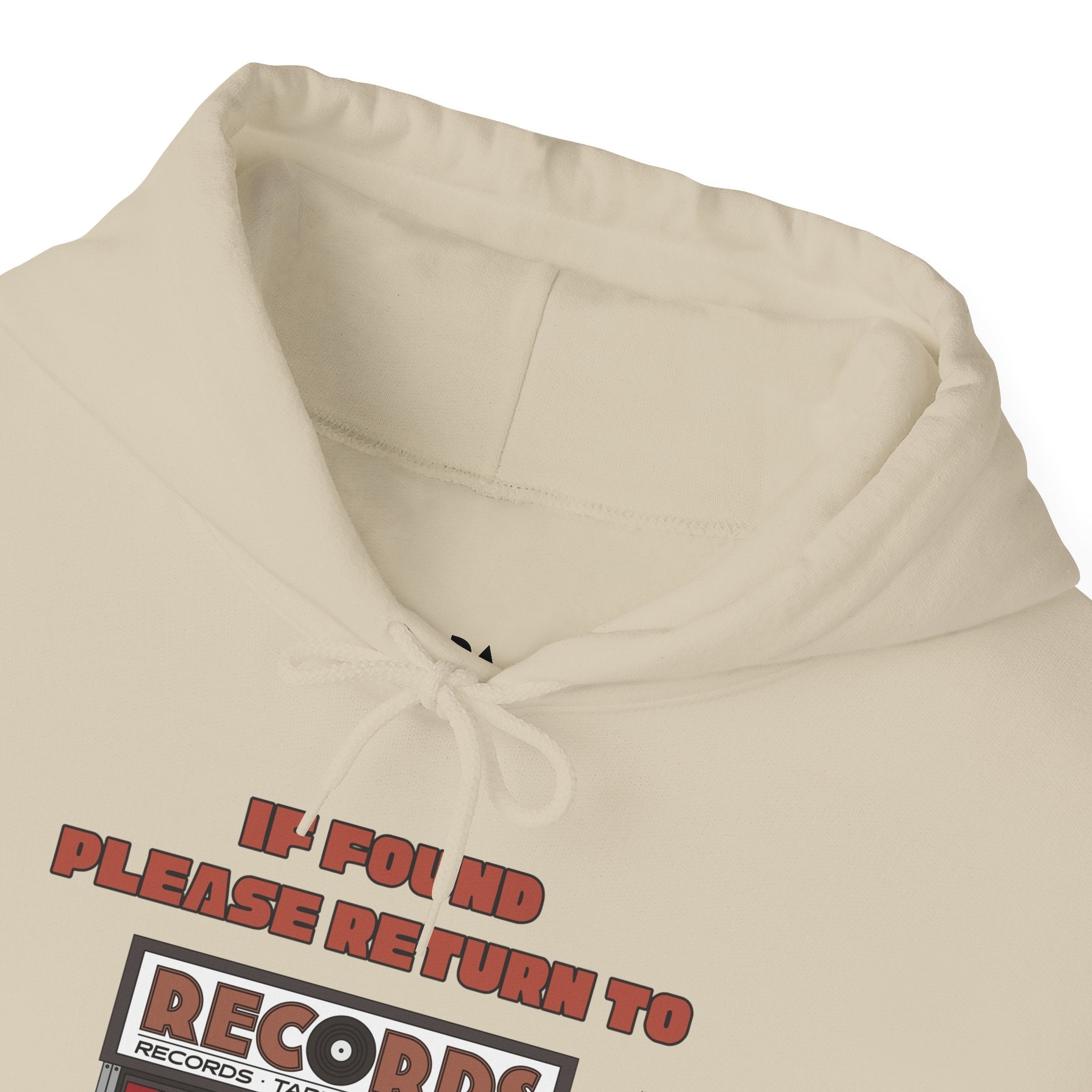 'If Found, Please Return to the Record Store' Men's Hoodie