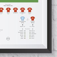 Luton Town vs Coventry City 2023 EFL Championship Play-Off Final Print