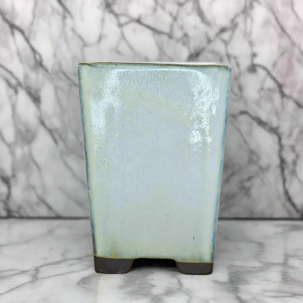 11cm Glazed Bonsai Pot | Cascade | 11cm x 15cm | Cream