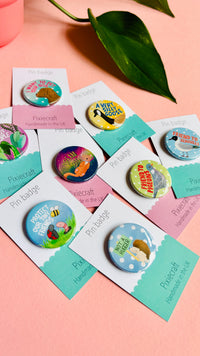 Eco-Warrior Gift Pin Badge or Magnet- Protect Bugs
