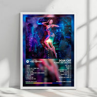 Doja Cat "Planet Her (Deluxe)" Album Cover Poster - with Complete Tracklist