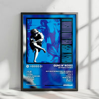 Guns N' Roses "Use Your Illusion II" Album Cover Poster - with Complete Tracklist