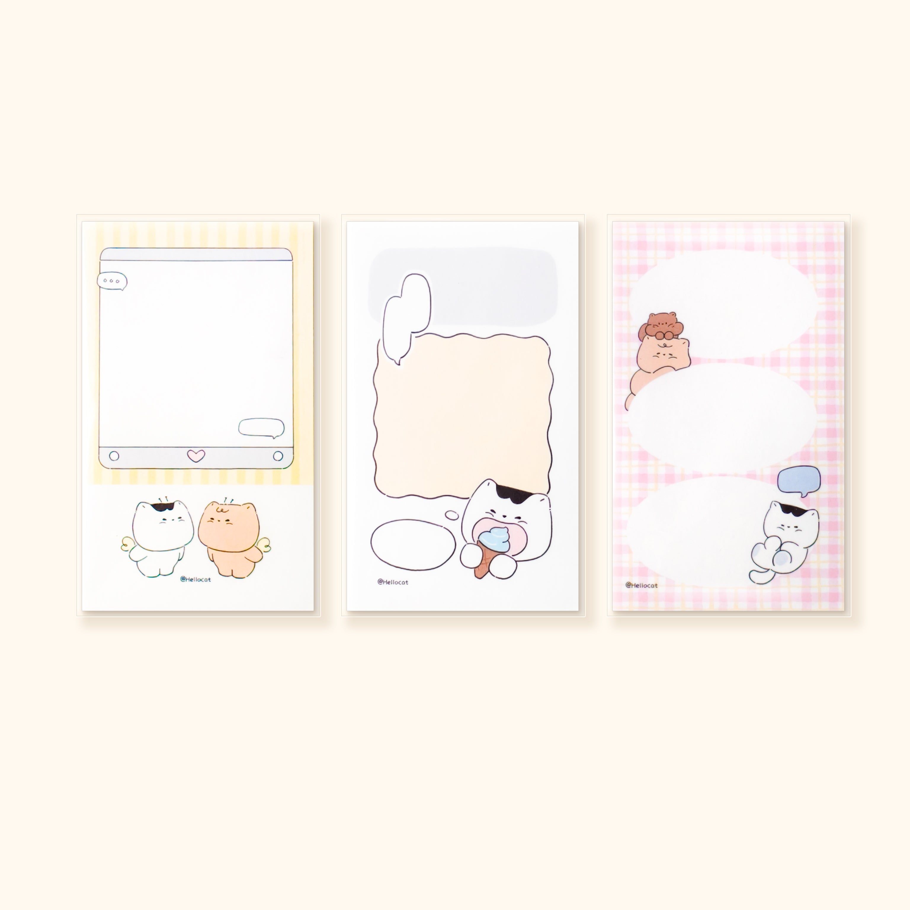 Hello Cat | Cat Memo Note Pad