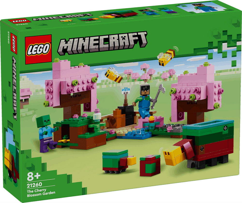 Lego Minecraft 21260 The Cherry Blossom Garden Playset for Ages 8 & Up