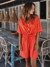 Playsuit In Orange