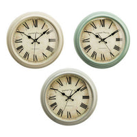 Vermont Grey Plastic Wall Clock